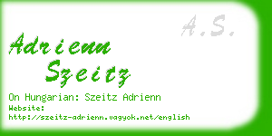 adrienn szeitz business card